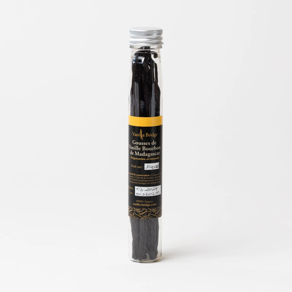 Tube de 10 Gousses de Vanille