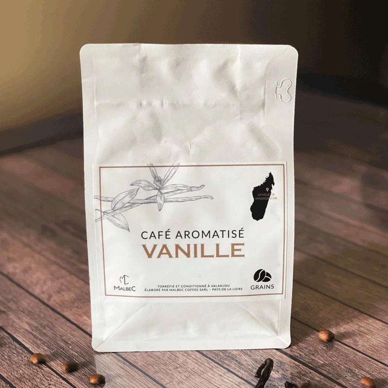 Café Vanille en grains 250g