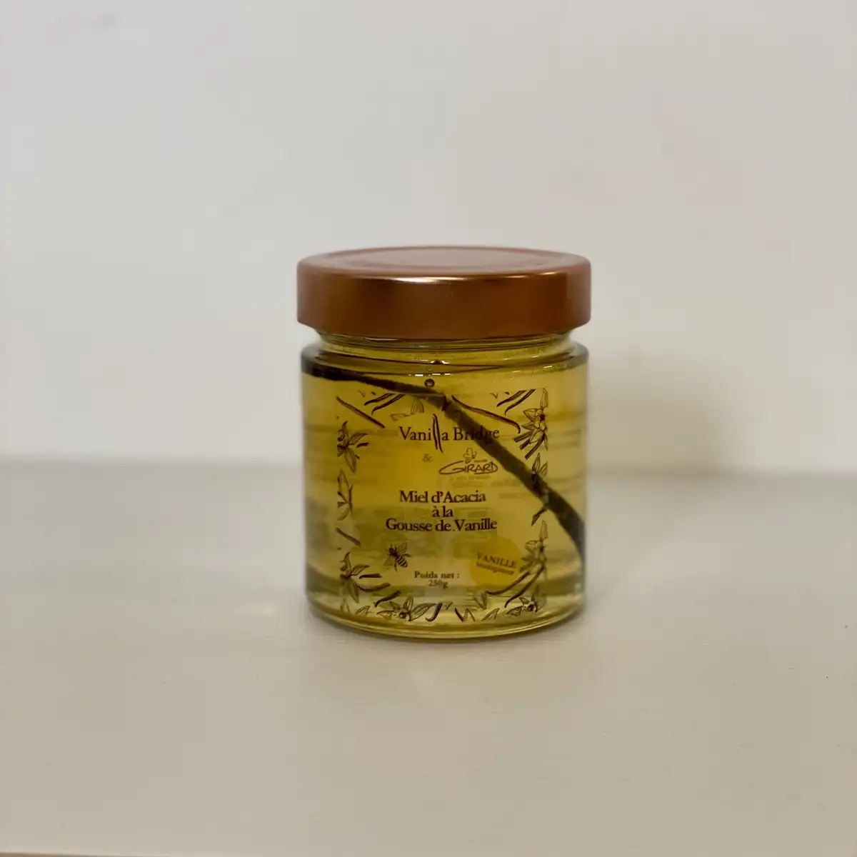 Miel d'acacia et Vanille 250g